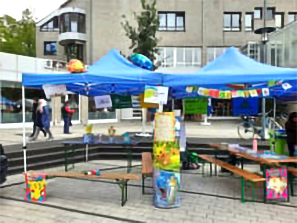 Unser Stand am Weltkindertag in Hennef!
